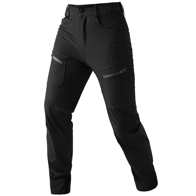 Summer Lightweight Waterproof Trousers Mens Fishing Pants Outdoor Hiking Nylon Quick Dry Pockets Cargo Pant Casual Work Trousers