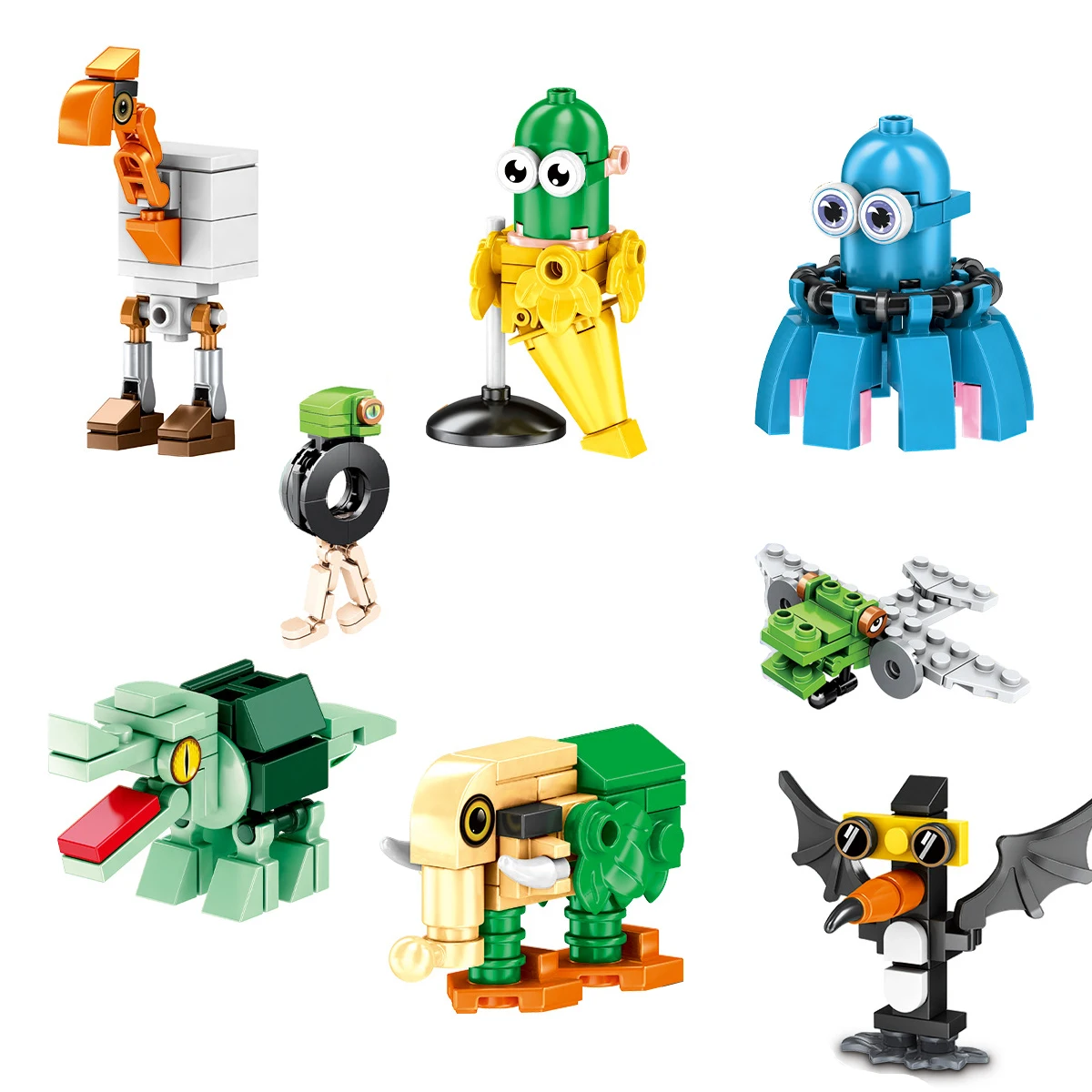 لاريلي لاريلا ‌   لعبة كتلة الشكل بومبيني جوزيني ‌ ، برر بر باتابيم ‌ ، ترالاليرو ترالالال ‌   ألعاب الشكل لبنات البناء لصندوق أعمى