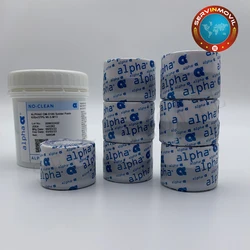 Alpha OM5100 Solda Tin Paste, Soldagem Flux, Creme de solda, Sn63, Pb37, Reparo PCB, BGA, CPU, LED, Ferramentas de Retrabalho, 30g