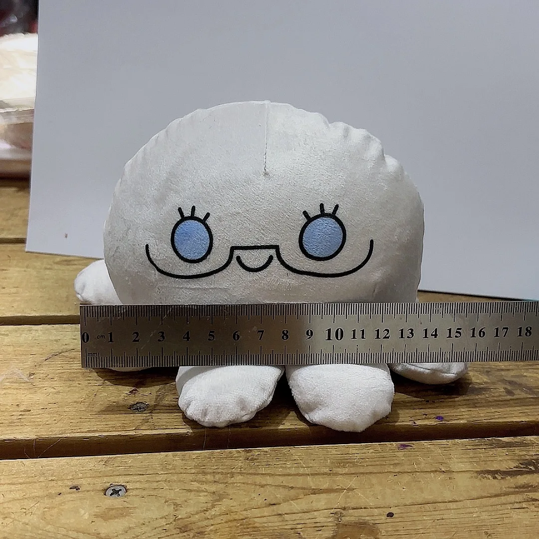 الصينية أنيمي مائة يوم الحرب Cthulhu ألعاب من نسيج مخملي 20 سنتيمتر الأخطبوط مع نظارات تأثيري الدعامة لينة الحبار محشوة دمية #4