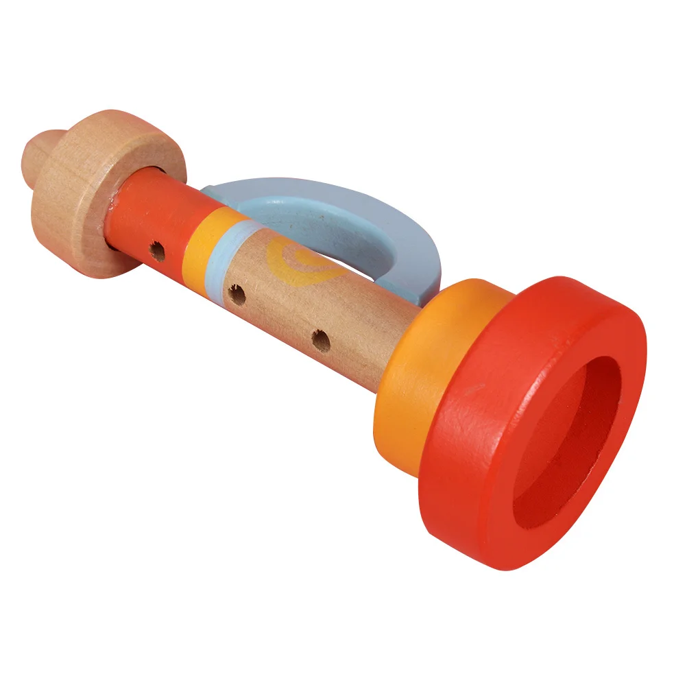 Trompette en bois, Instrument de musique créatif, outil éducatif précoce pour enfants, formation auditive, développement de la Coordination