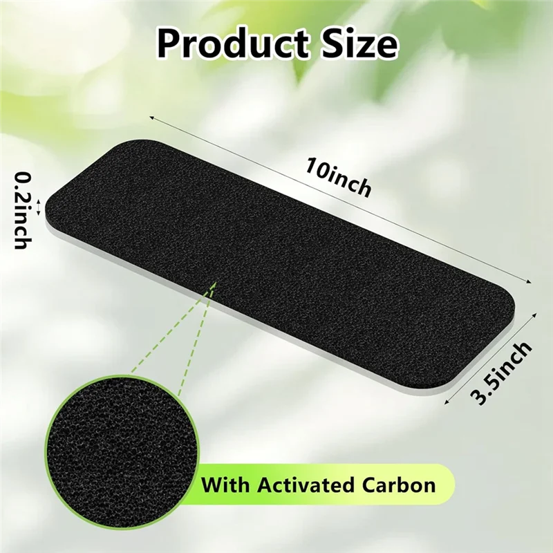 -A89Z 10 шт. универсальные потолочные лопастные фильтры для вентиляторов, активированный кокосовый уголь, легкая установка воздушных фильтров