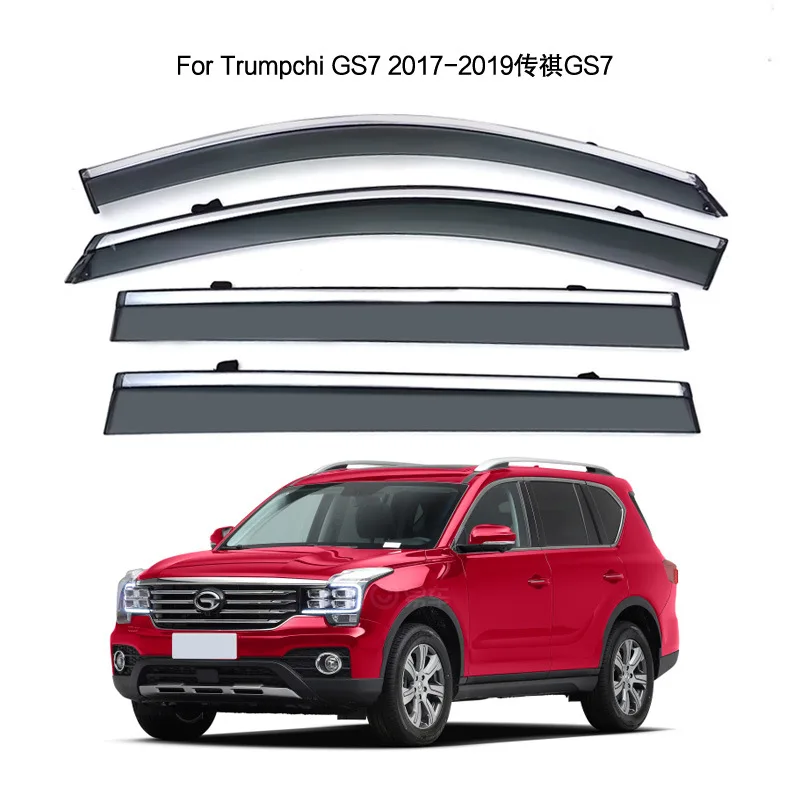

Suitable for Trumpchi GS7 rain and shine protection injection molded car window rain eyebrow and rain strip Window Deflector