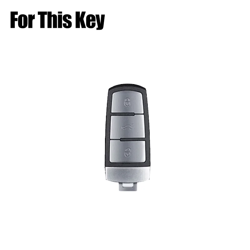 Z+ Zinc Alloy TPU Leather Car Remote Key Fob Case Cover For Volkswagen VW Passat CC
