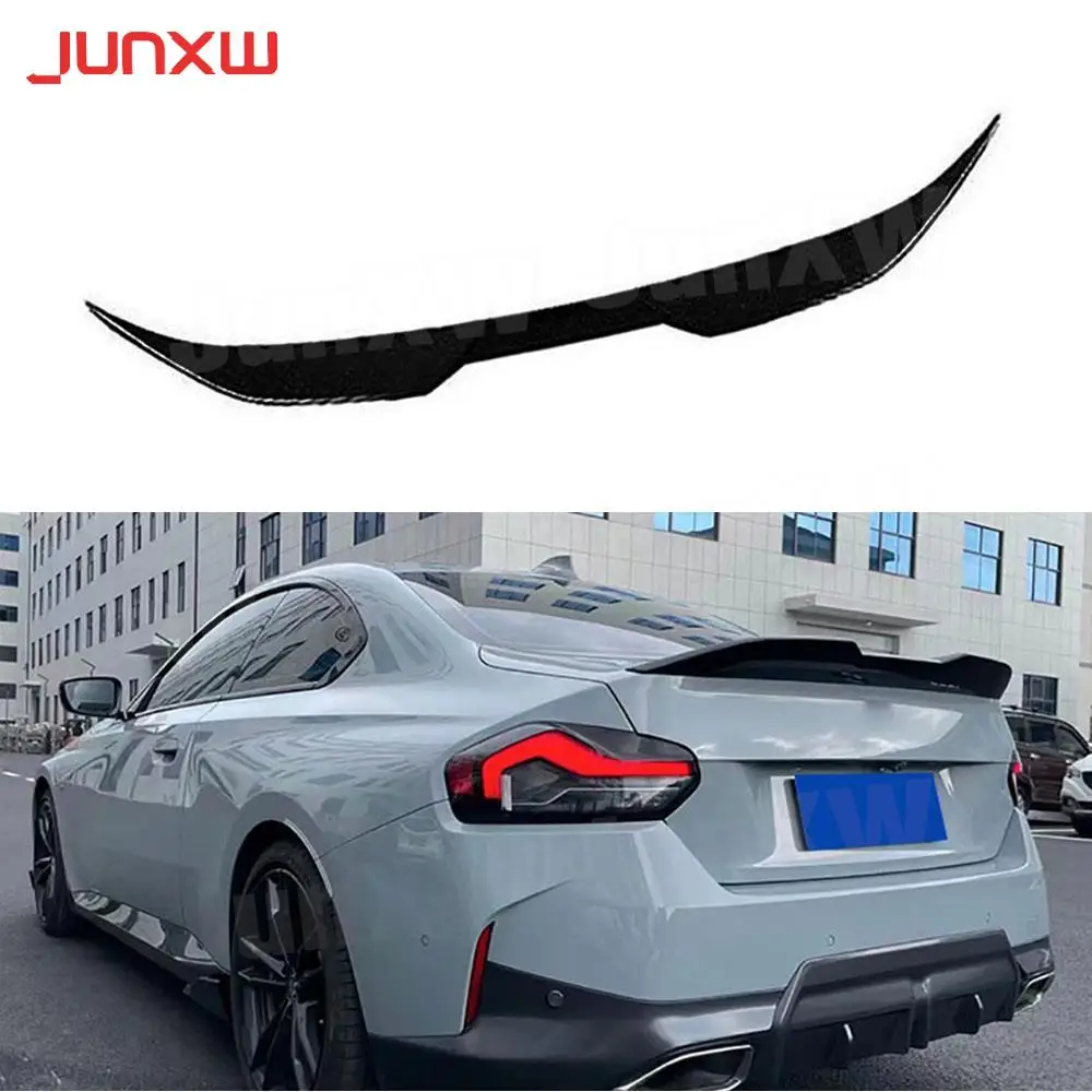 

ABS Gloss Black Duckbill Rear Trunk Spoiler For BMW 2 Series G42 M235i M240i Coupe 2021+ Boot Wing Carbon Look