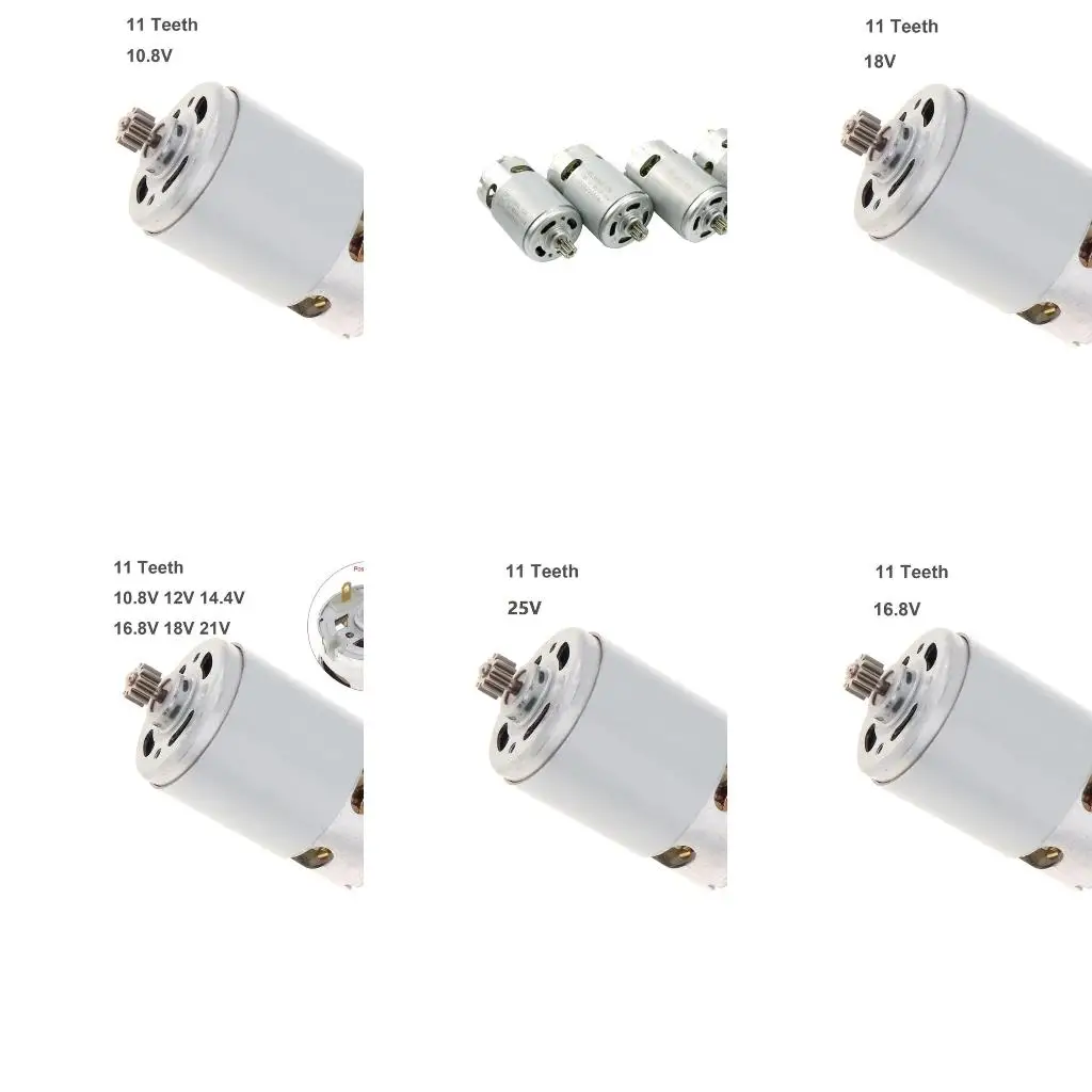  RS550 11 Teeth High Torque Micro Speed Reduction Motor Durable 10.8V~25V