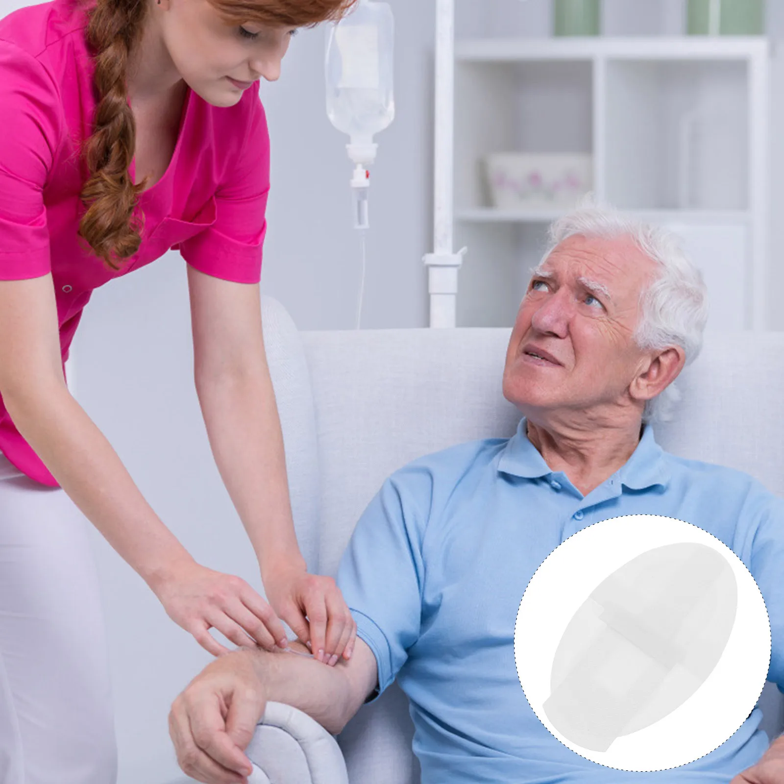 

4Pcs Universal Catheter Fixing Bands Comfortable Tube Holder for Secure Urine Bag and Enteral Feeding Catheter Stabilization