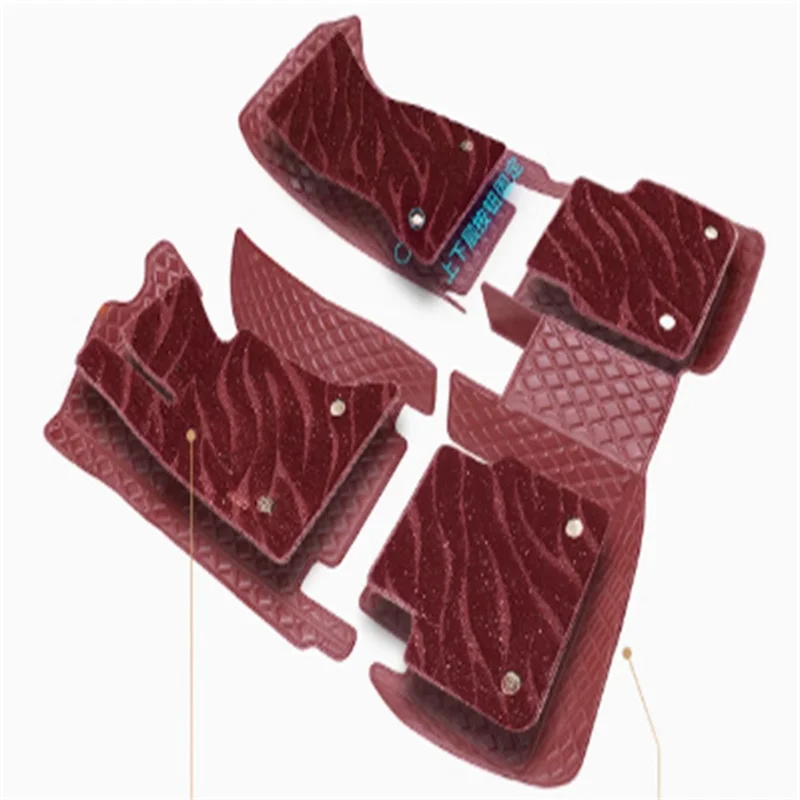 

5D пользовательские автомобильные коврики для Toyota Zelas 2010-2019 лет, автомобильные ковры, двухслойные напольные вкладыши для ног, одеяло