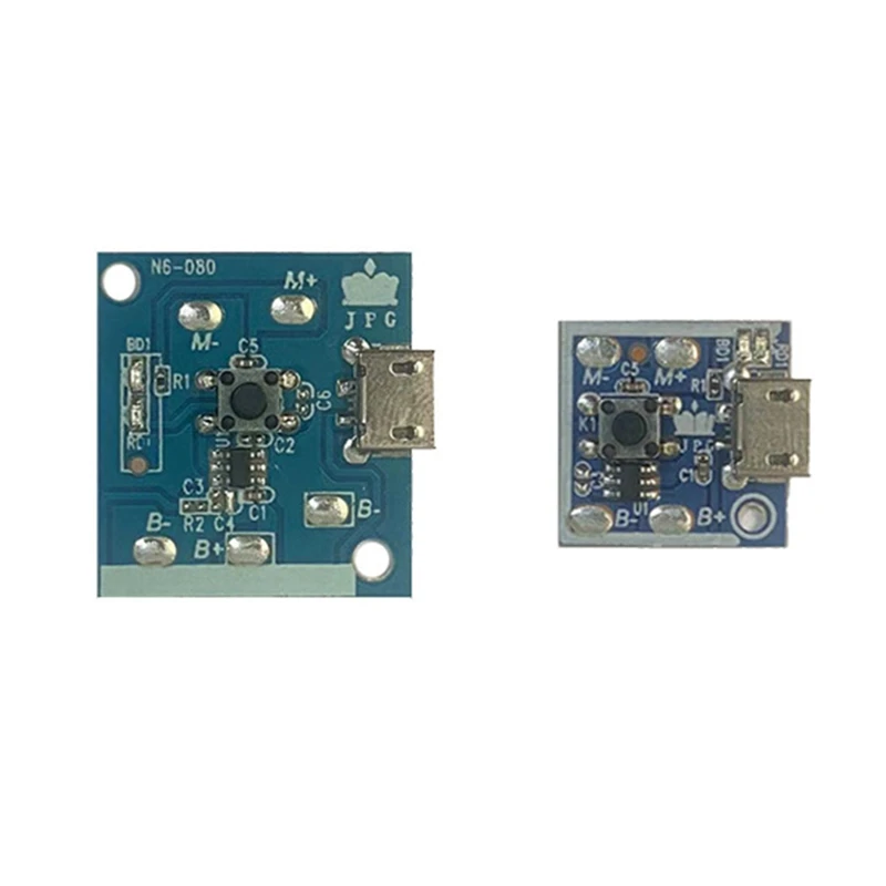 Pequeno PCBA Multi-Function Fan Circuit Board, N9 Motherboard, Baixa Tensão, 3.7V