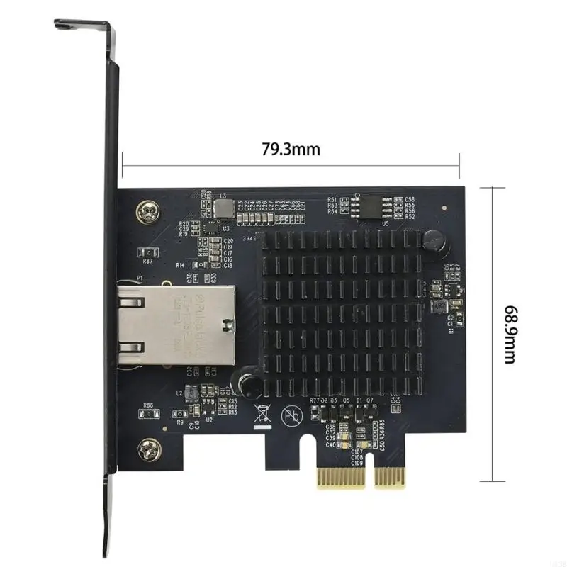 U13B Eficiente PCIE 10Gbps Adaptador Ethernet para edição vídeo transferências arquivos grandes