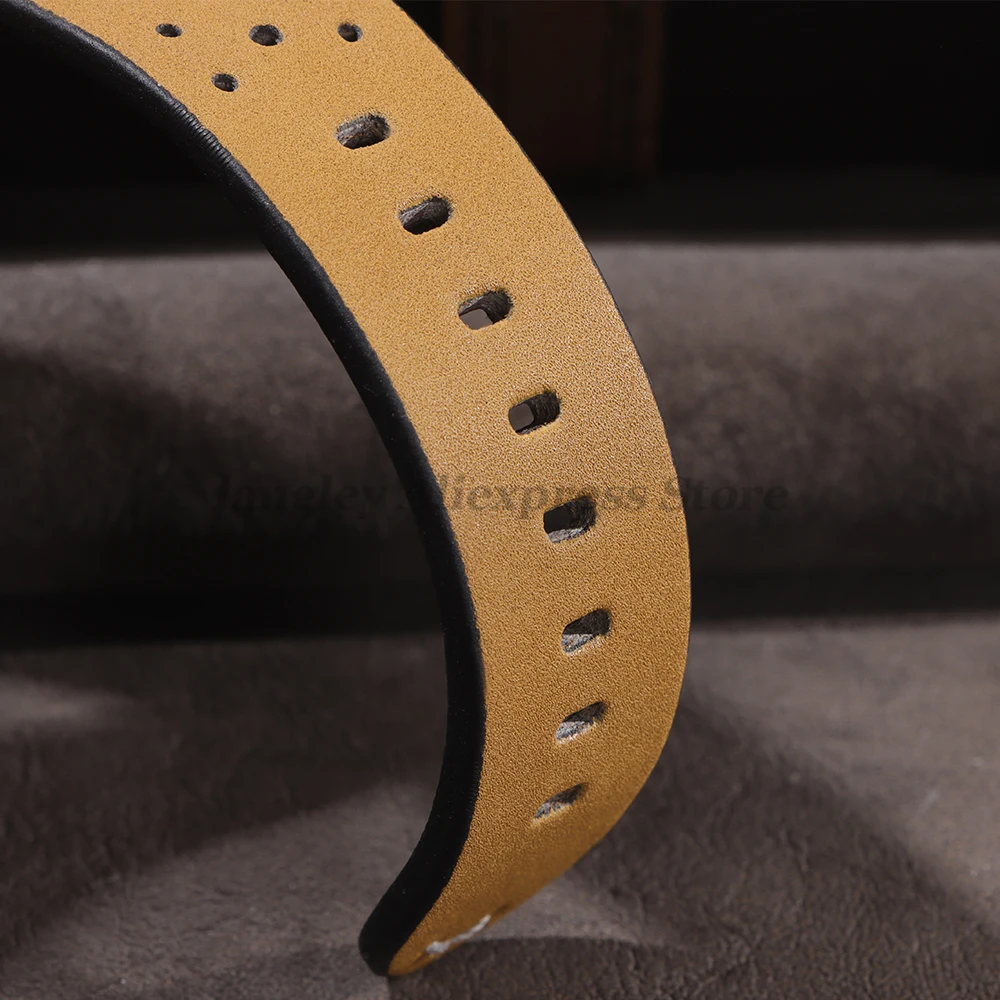20 ミリメートル 22 ミリメートルヴィンテージレザー時計ストラップサムスンギャラクシーウォッチ 7/6/5/4/3 ブレスレットセイコークイックリリース男性女性アクセサリー