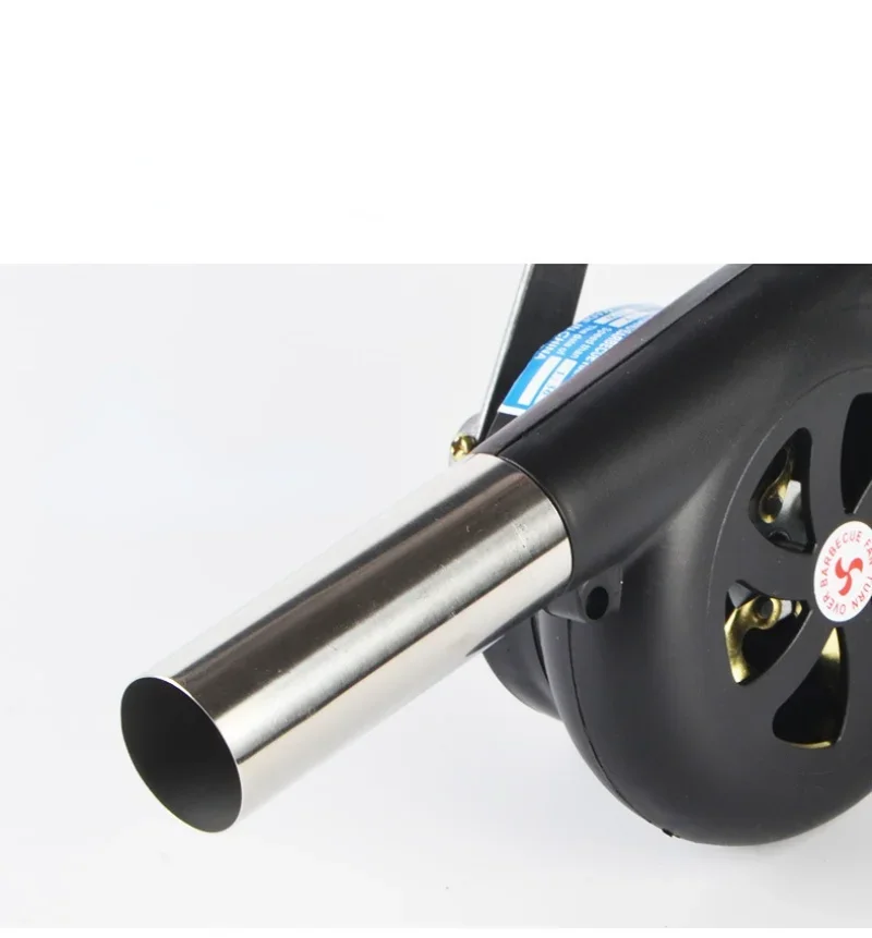 أدوات منفاخ حريق شواء محمولة، منفاخ هواء مكرنك يدويًا، مروحة شواء خارجية، ملحقات تخييم للنزهات