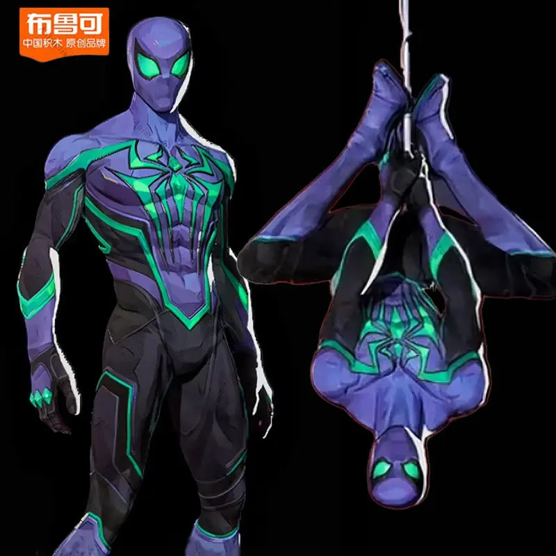 新品正規品-blokees-chasm-スパイダーマン-デイアクションフィギュア-トーナメントクラスバージョン-コレクション組み立てモデルキット-ギフト