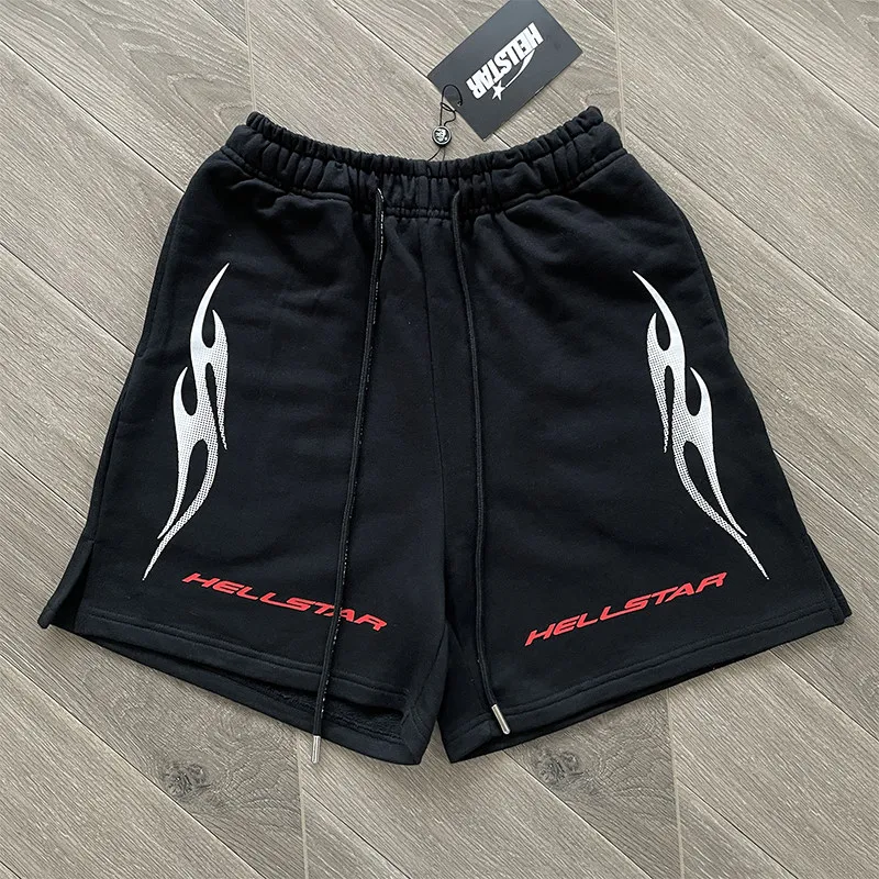 Hellstar Studios Sports Flame Shorts