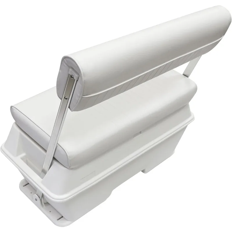 8WD156-784 Offshore Swingback Cooler Seat, 70-Quart, Brite White