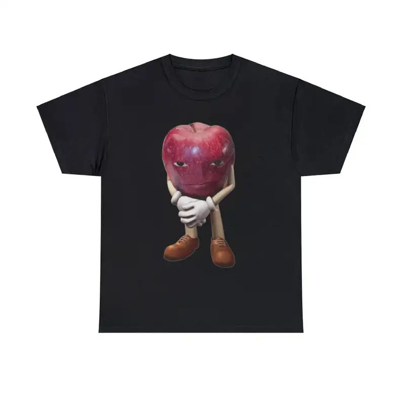 Funny Apple Meme Adult Unisex Shirt, Dank Meme Quote Shirt Out of Pocket Humor T-shirt Funny Saying Y2k Trendy Unisex Gift