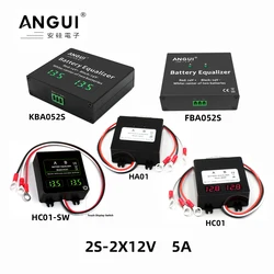 ANGUI 24V FBA052S KBA052S HC01 Battery Equalizer LED Display 2X12V Lead Acid Gel Batteries Series Balancer 2S Active NCM 24V