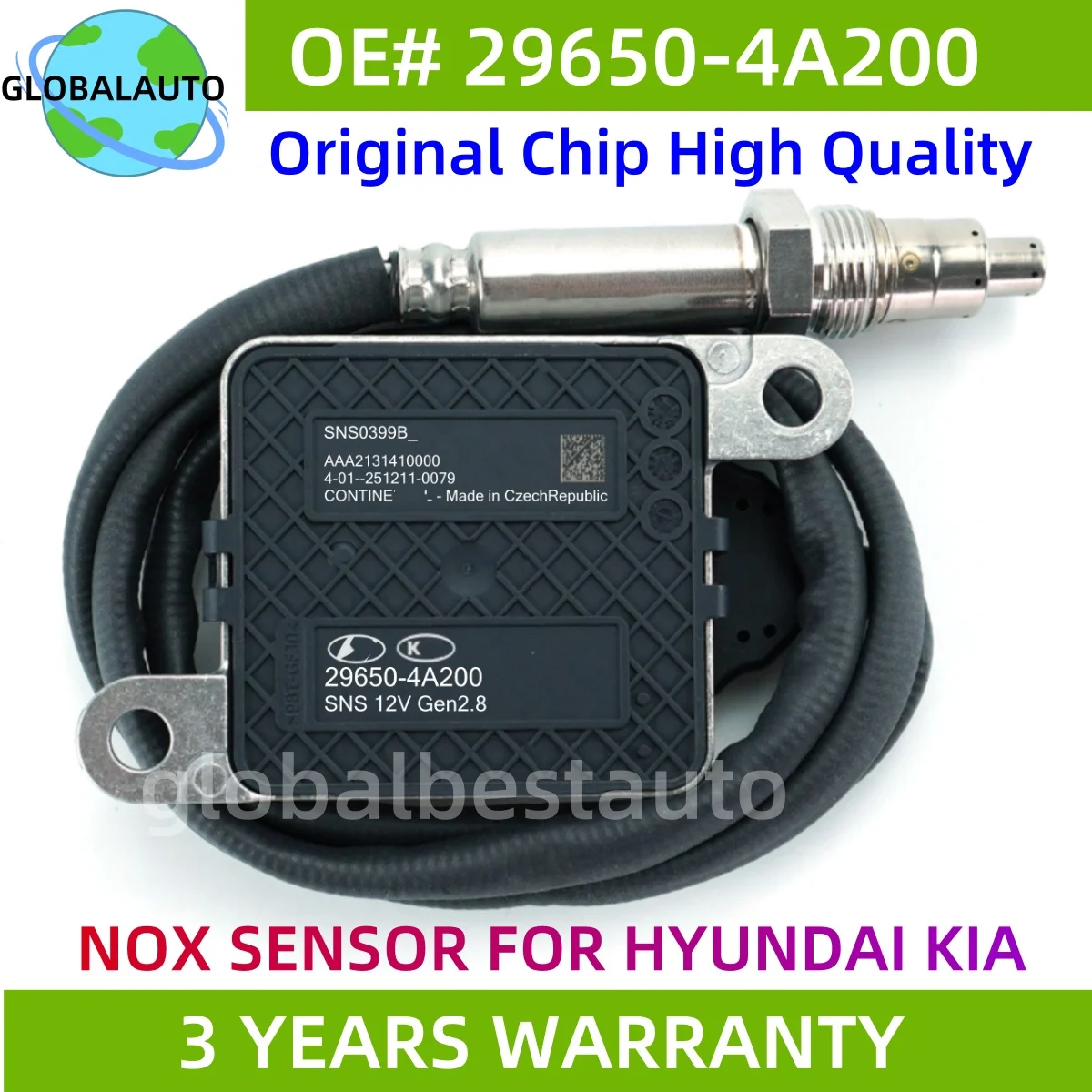 

29650-4A200 296504A200 29650 4A200 NEW Nitrogen Oxide Sensor For Hyundai i800 H-1 2.5 CRDi Kia CEE'D 1.0 NOX Oxygen Sensor