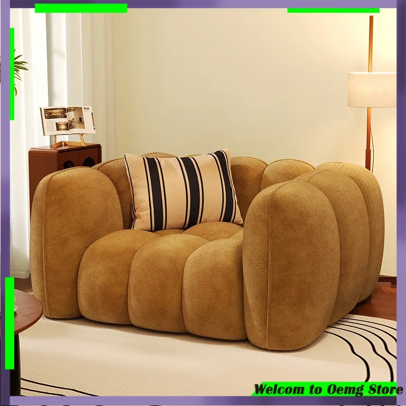 

Plush Cushion Living Room Sofa Designer Game Apartment Double Sofa Minimalist Comfortable Divano Soggiorno House Accessories