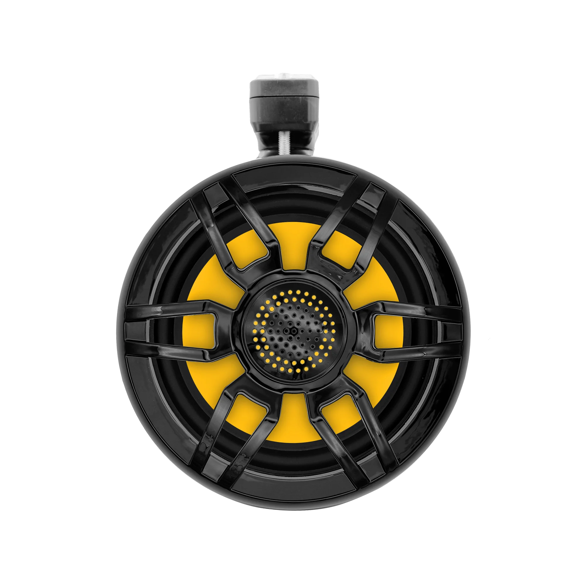 8'' Waterproof Tower Speakers Marine Audio Boat Accessory  H-G6208 Black  IP66  Wake Board ATV UTV Water Ski