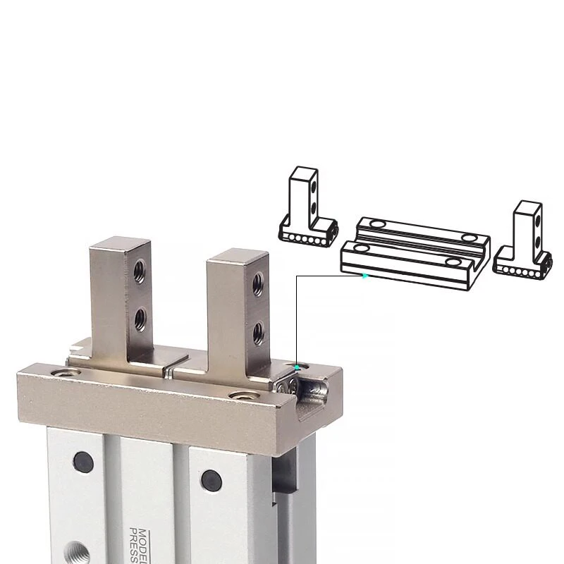 AIRTAC HFY/HFR/HFZ/HFK/HFP Series 180 Degree Angular Gripper Pneumatic Air Gripper 2-Jaw Parallel/Angular Gripper for Robot Arm