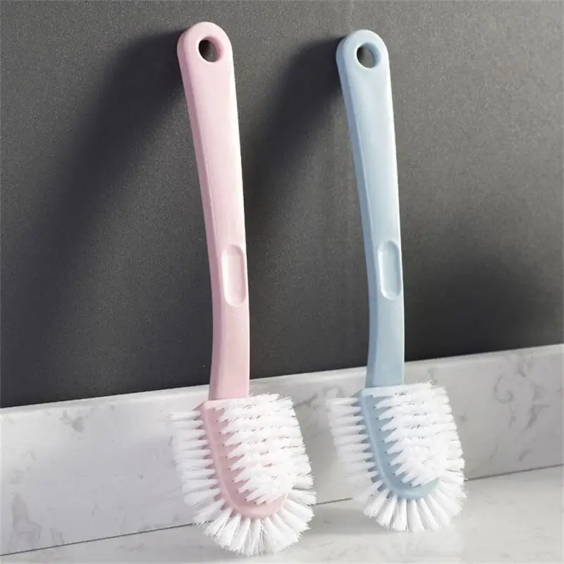 Shoe Brush Creative Multifunctional Five-Sided Shoe Brush Long Handled Soft Bristle Can Be Hung Cleaning Scrub Sneaker Cleaner