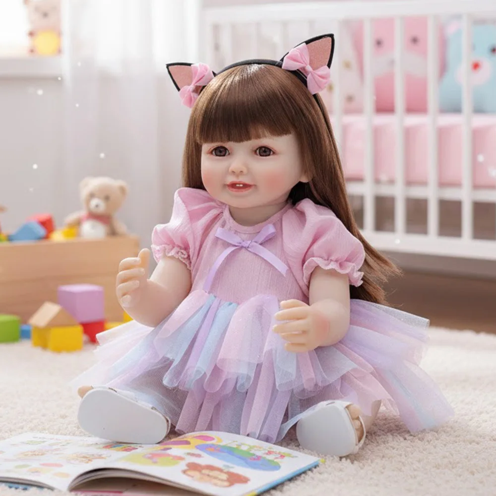 long-hair-55cm-lifelike-reborn-toddler-doll-full-body-soft-silicone-soft-touch-children-toy-high-quality-collectible-gift-doll