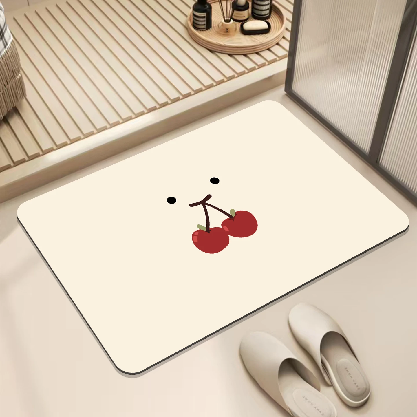 بسيطة الحديثة الخفيفة الفاخرة المشطورة الطين الكلمة حصيرة الحمام المرحاض باب امتصاص الماء عدم الانزلاق القدم حصيرة دخول باب حصيرة