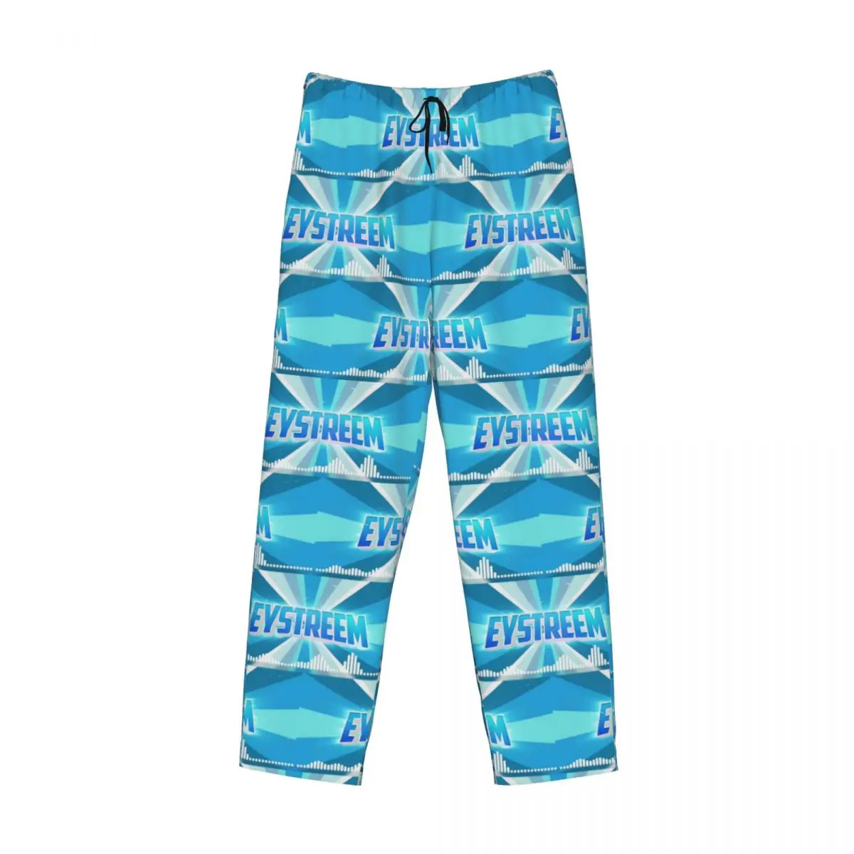 Custom Funny EYstreem Pajama Pants Men Sleepwear Sleep Lounge Bottoms with Pockets