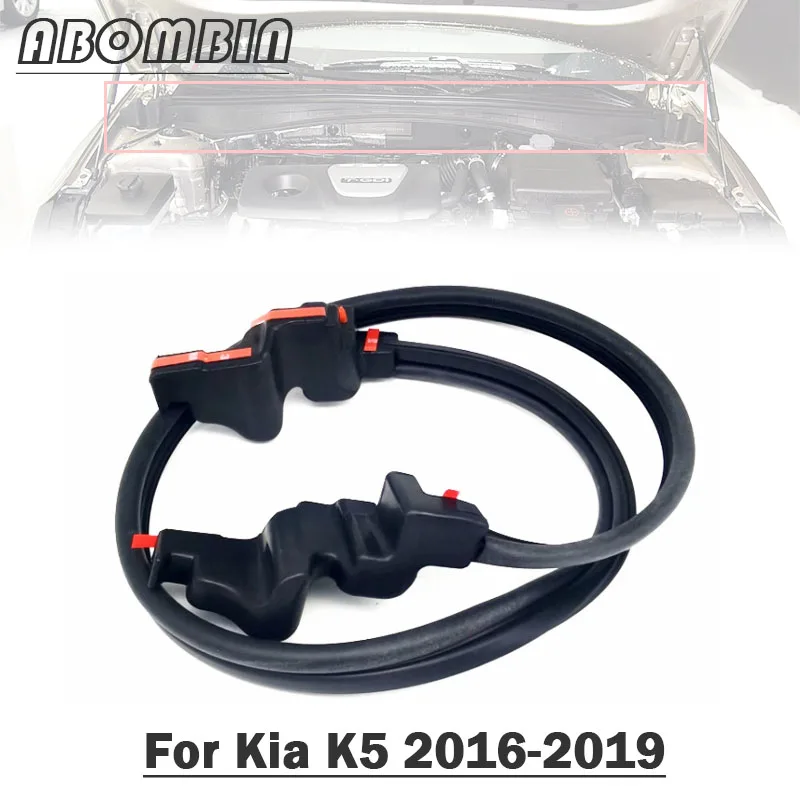 Kap depan Strip tahan air tudung mesin Strip penyegel deflektor blok busa untuk Kia K5 2016 2017 2018 2019