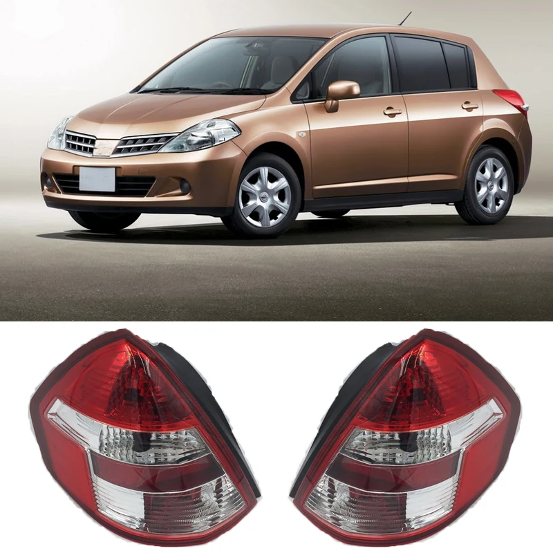 

Car Accessories Tail Light Rear Headlight Fog Lamp Cover Left Right Auto Taillight Lamp Housing For Nissan Tiida 2008 2009-2012