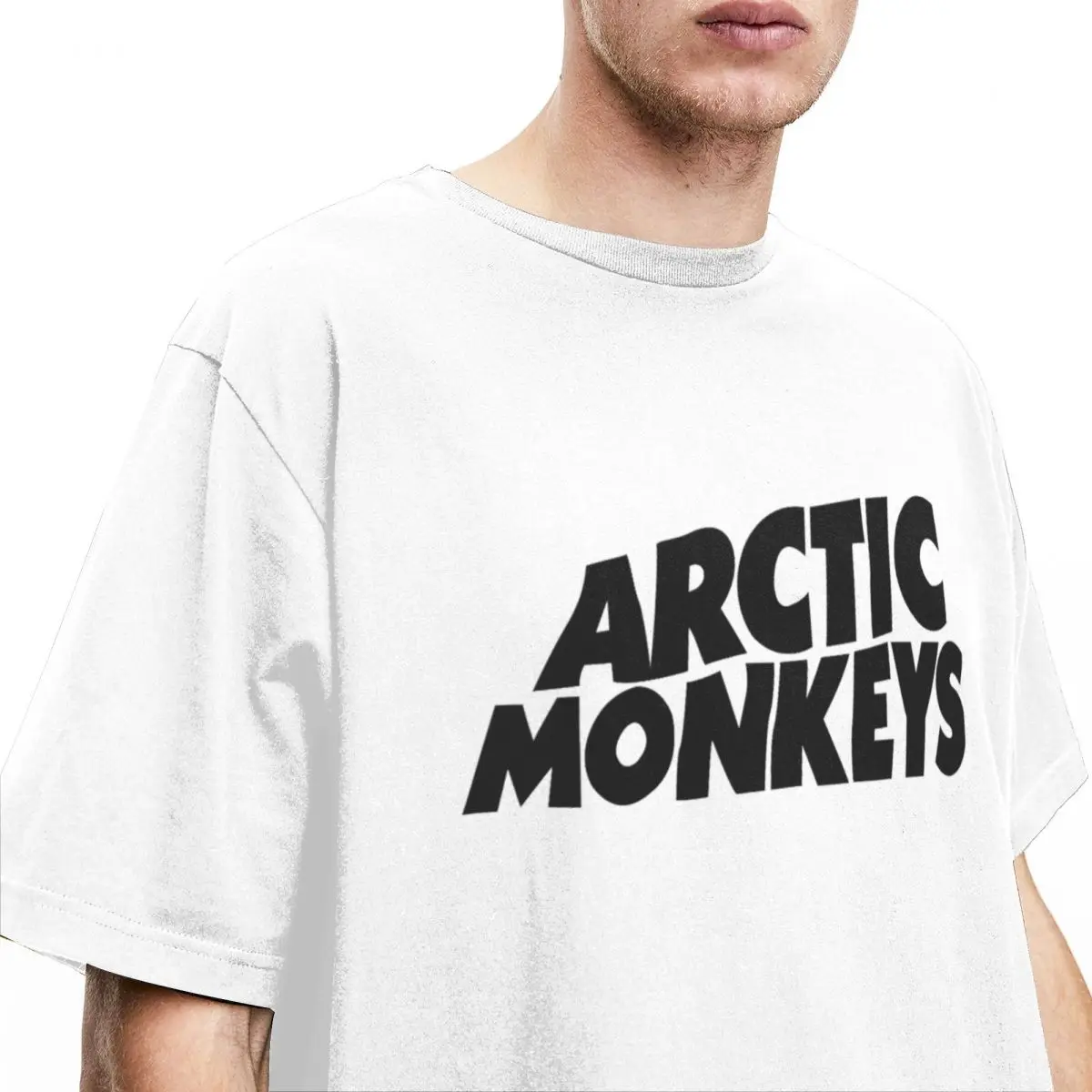 Arctics Monkeys Rock Music Tour T-Shirt for Men Novelty 100% Cotton Tees Round Neck Short Sleeve T Shirt New Arrival Tops