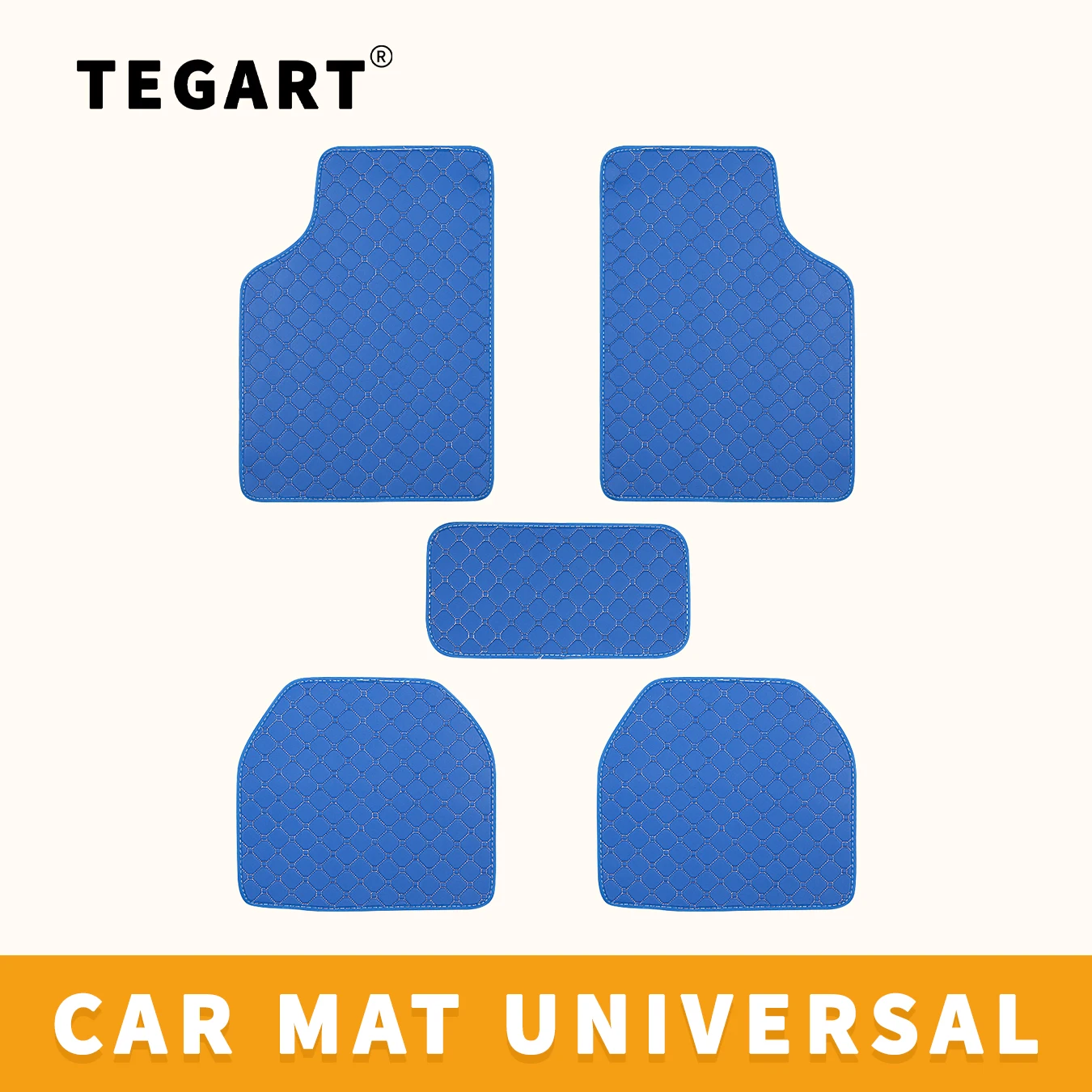 

5 шт. универсальные автомобильные коврики из искусственной кожи, водонепроницаемые автомобильные коврики для ног, защита для салона автомобиля, аксессуары XNG02-J