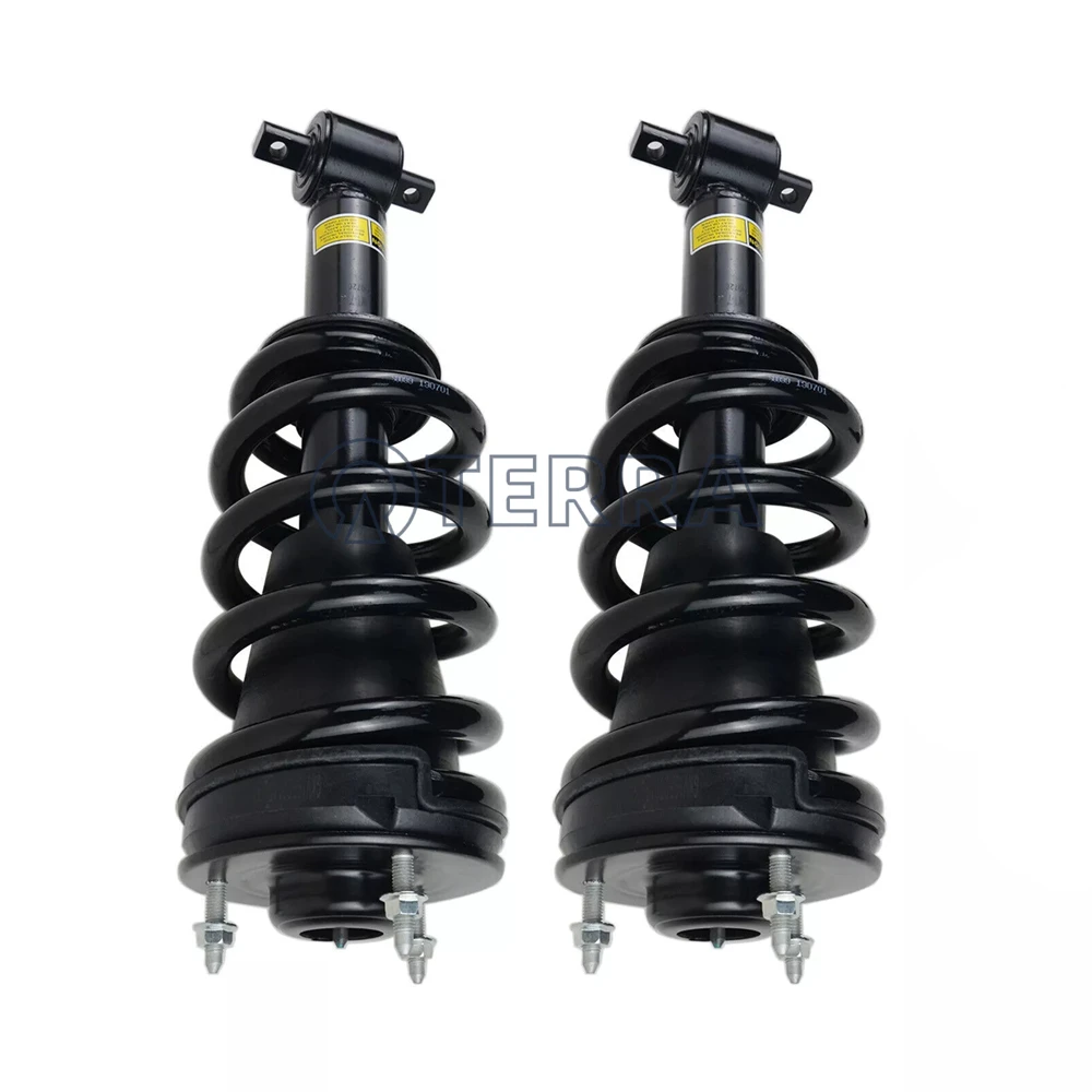 Pair Front Shock  Assembly  Absorber with EBM/ Bypas for Cadillac Escalade 2007-2014 GMC Yukon 2007-2014  15886465 25845438  258