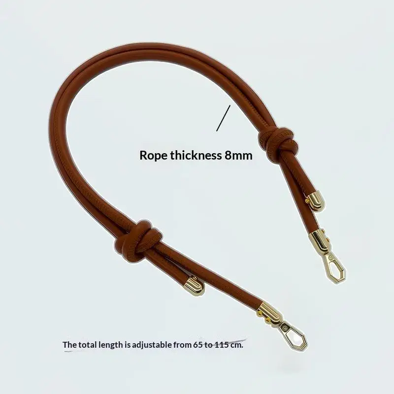 1Pc Adjustable Leather Purse Strap Adjustable Bag Strap Replacement With Metal Buckles For Shoulder Cross Body Bag