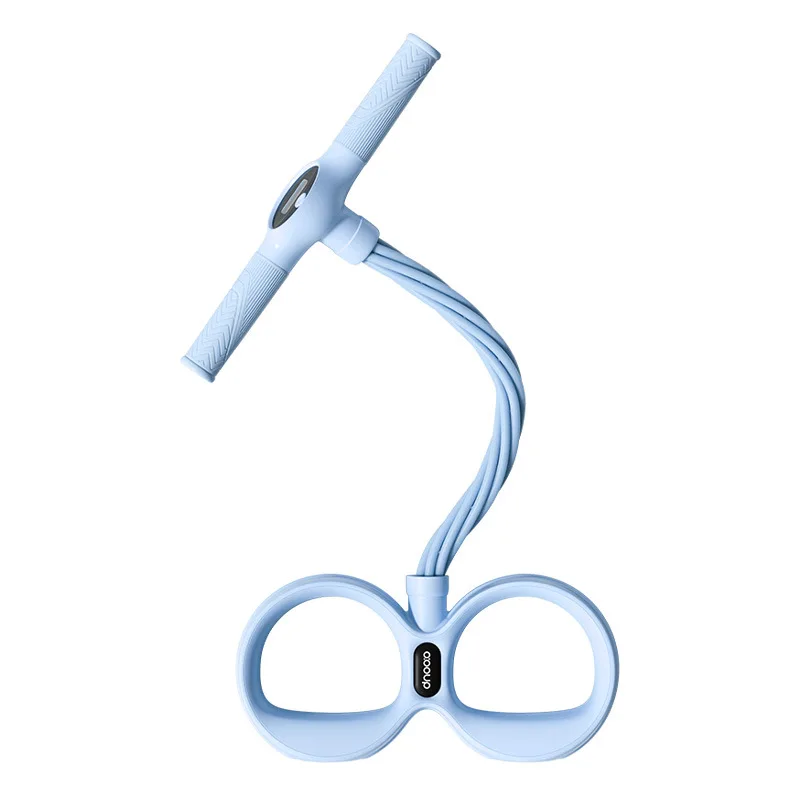 Equipo de entrenamiento de Yoga en casa de silicona ecológico multifuncional con correas de tensión de Pedal de 6 tubos y cuerdas de Yoga