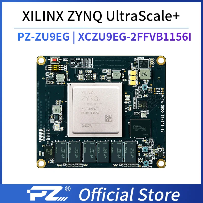 

Puzhi ZU9EG Xilinx ZYNQ UltraScale+ XCZU9EG FPGA Core Board Industrial Grade System on Module SoM