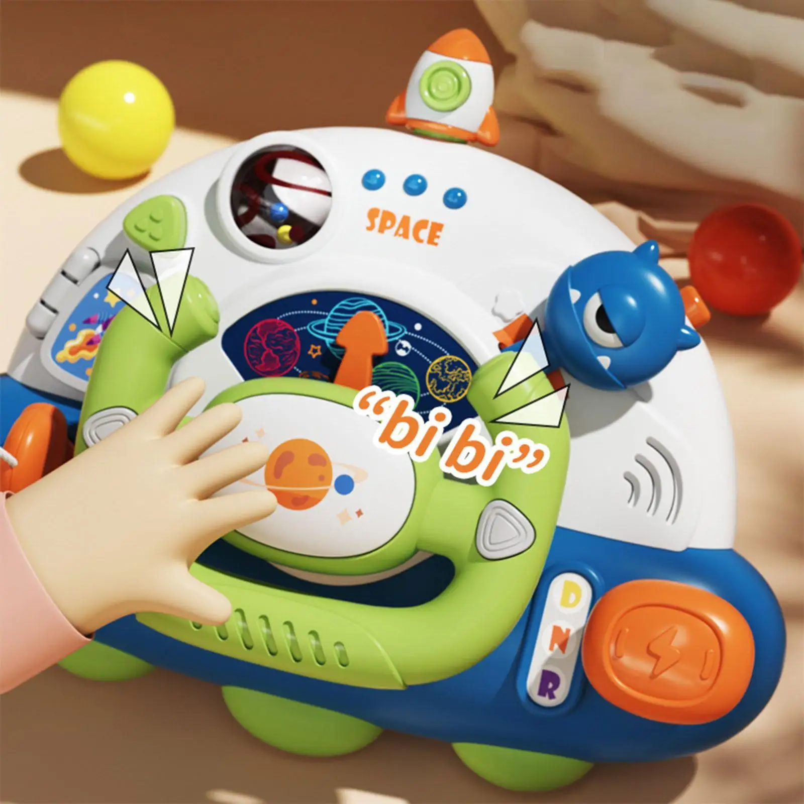 

Имитация игрушки-рулевого колеса, интерактивное обучение для младенцев в возрасте от 3 лет