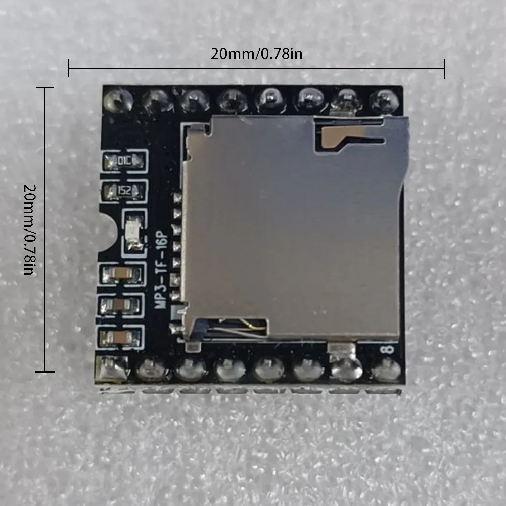 MP3 Voice Decode Board Support TF Card U-Disk MP3 Player Module for Arduino