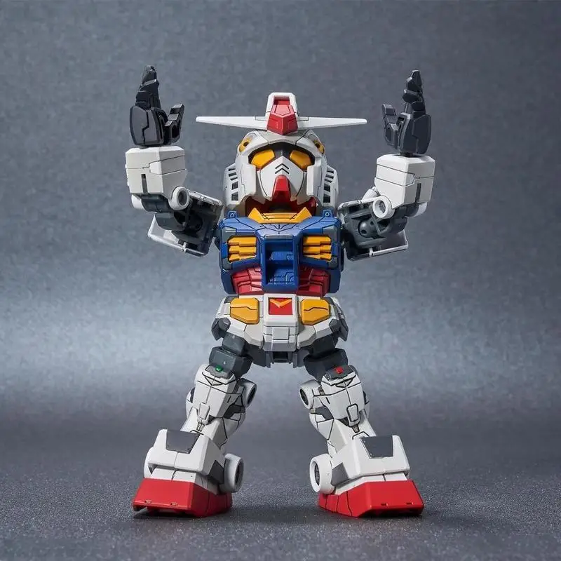 Yokohama Sdcs Rx-78f00 Serie Q-Versione Posabile Snap-Fit Modello Kit Mobile Umanoide Robot Assemblaggio Action Figure Raccogliere Regali