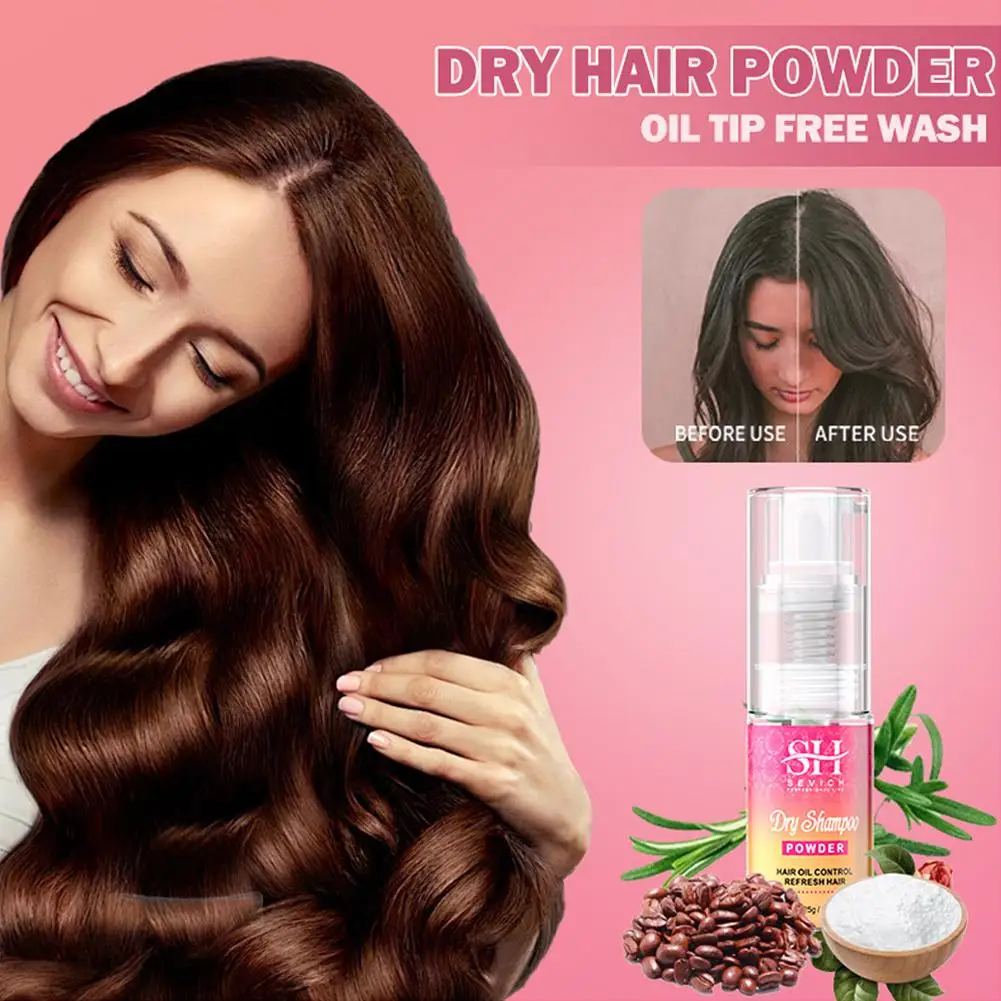 Women's Hair Dry Hair Powder No Wash Oil Controlled Smooth Fragrant And Suitable For Emergency Use When Going Out Dry Shamp M9f0