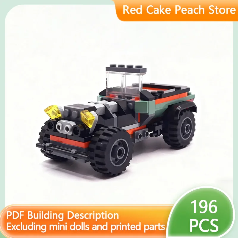 

City Car Model MOC Building Bricks Classic Sport Car Modular Technology Children Holiday Gifts Assemble Toys Suit