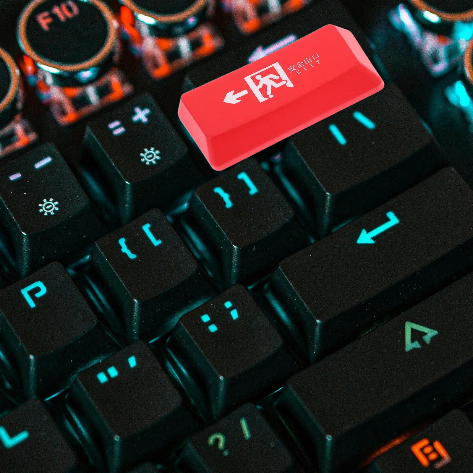 Shine Through Mechanical Keyboard Replacement Enter Keycap High Durability ABS Material Matte Finish Original Height Comfortable view 5