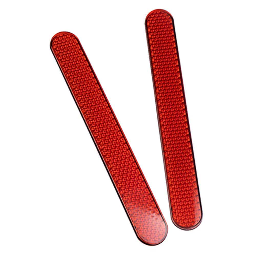 Fork Reflectors Sticker Front Universal Fit For Harley Dyna Switchback Red view 4