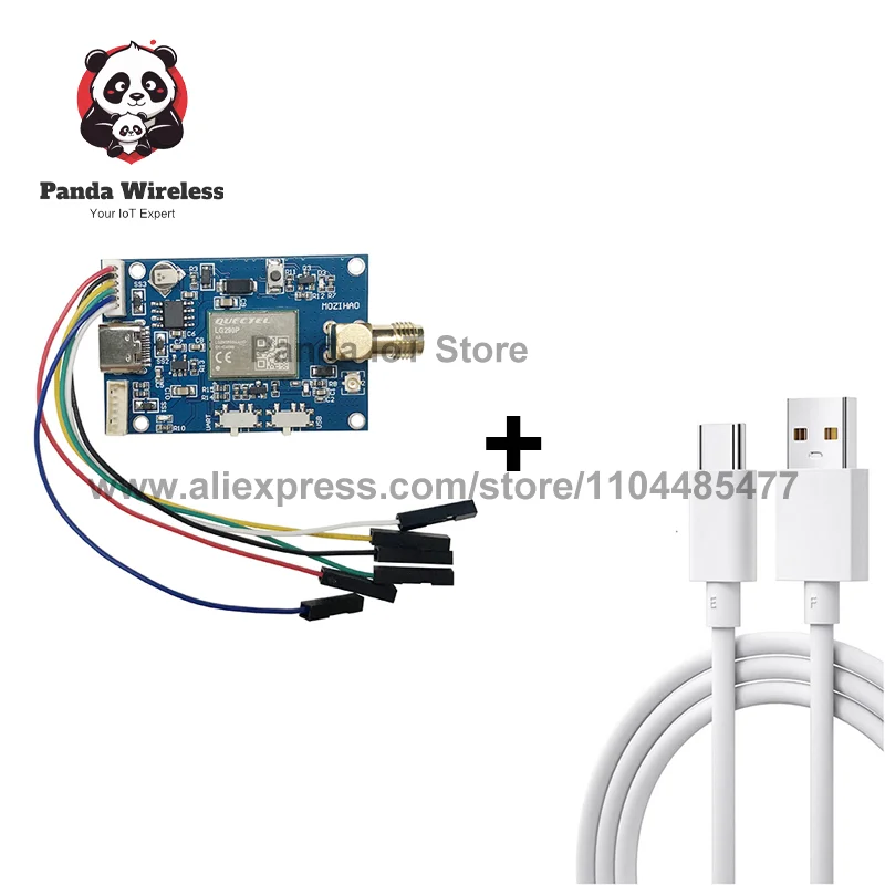 LG290P Module High Precision RTK Receiver Level Type-C with Antenna L1 L2 L5 GPS BDS GLONASS Galileo QZSS For UAV Robotics