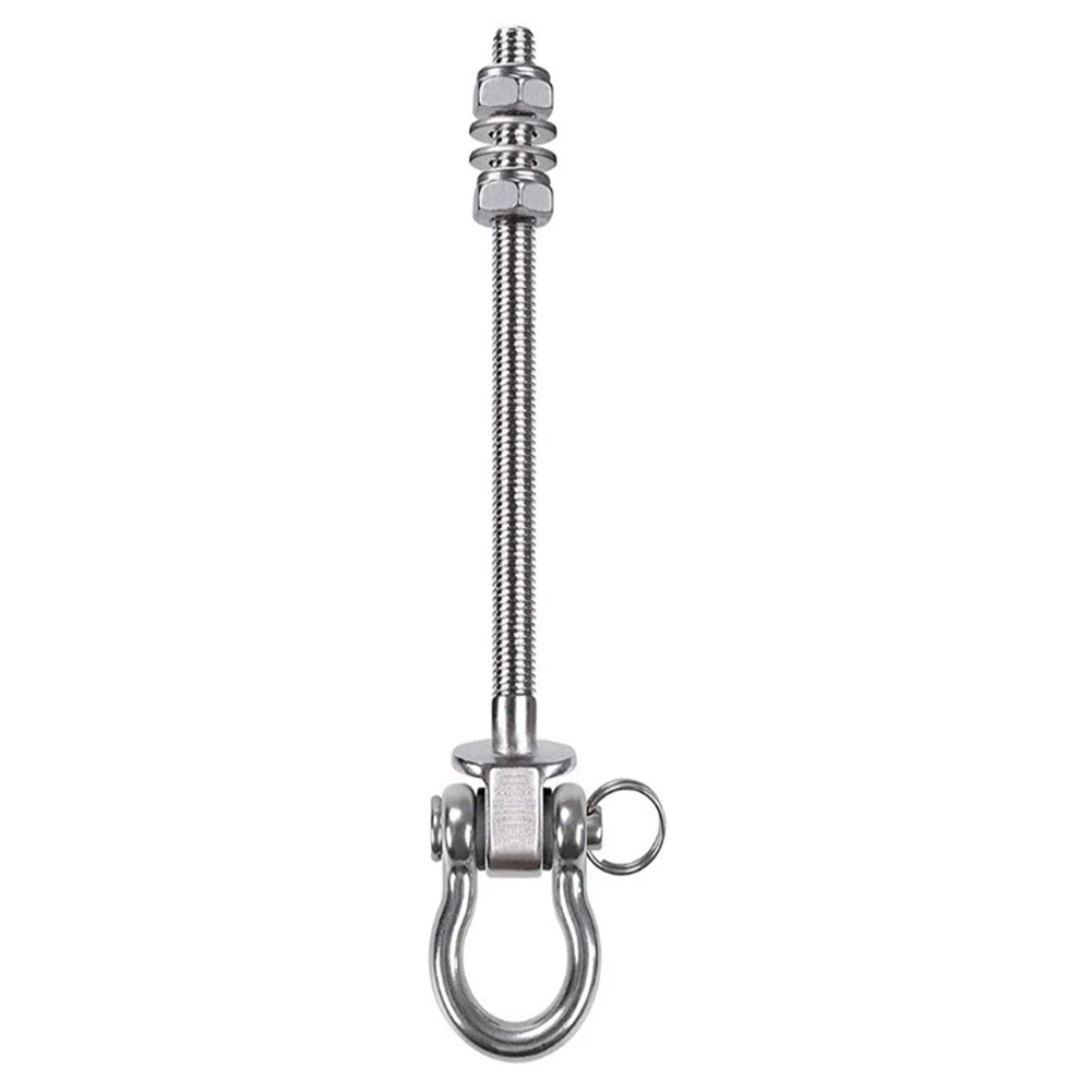 Heavy Swing Hook Bolt 150/180mm Stainless Steel Bow Shaped Swing Hooks For Outdoor Sandbag Hanging Chair Accessories
