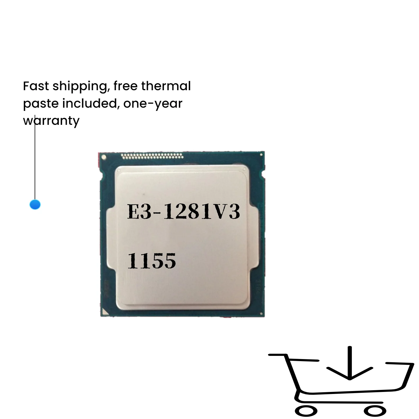 

Xeon E3 1281 V3 3.7GHz 4 Core 8 Threads LGA 1150 cpu processor
