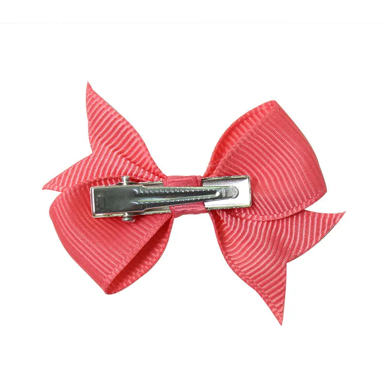 New versatile hot-selling cross-border export handmade kidsren\'s swallow-tailed ribbed ribbon bow multi-combination hairpin