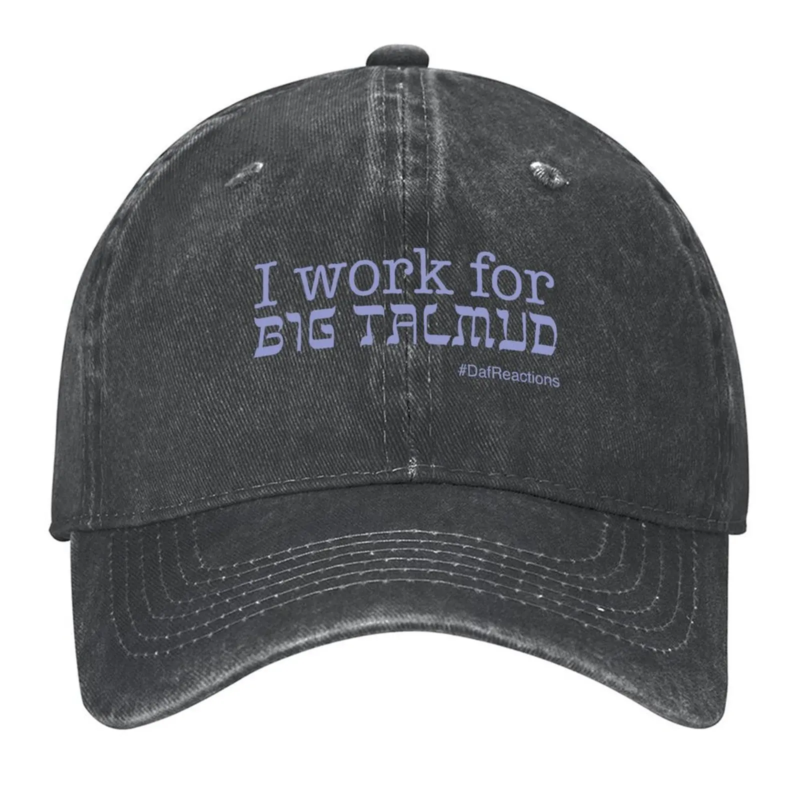 

I Work for Big Talmud Baseball Cap hats for men Thermal Visor Anime Hat Beach Outing Women Men's