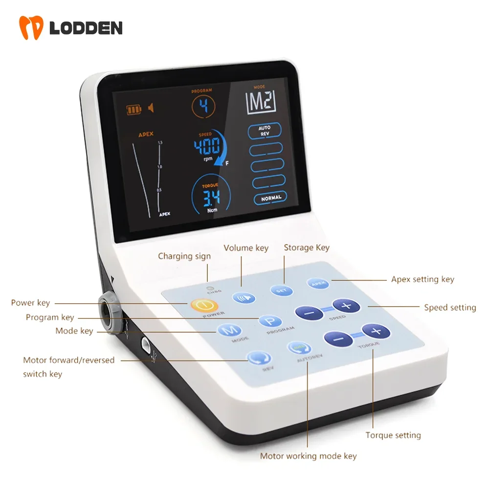 R-Smart-Plus Dental Endo Motor Wireless 9 Program with LED Endodontic Instrument Root Canal Apex Locator Rotary Motor